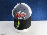 Unused Coors Light Ball Cap Hat w/ Opener on Brim