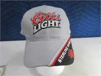 Unused STERLING MARLIN Coors Light Hat Ball Cap