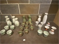 Lot of sake cups set
