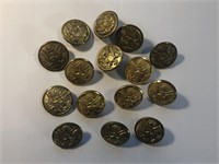 Lot of 15 Antique US Marines Button