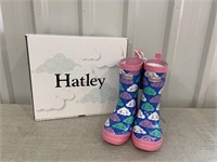 Hatley Rubber Boots Girls Size 11