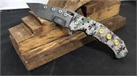 3 Bullet Digital Camo Knife