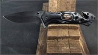 Black Harley Davidson Knife