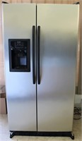 GE STAINLESS 2 DOOR TOUCH SCREEN REFRIGERATOR-23.3