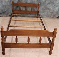 WOOD TWIN BED FRAME