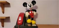 Mickey mouse phone & 2 Disney collector pins