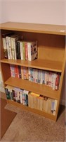 Bookshelf with books