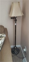 Floor swing arm lamp