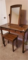 Vanity with seat