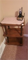 2 small bedside tables 23 1/2 " tall