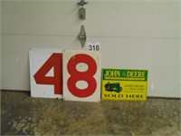 Gas Station Pricing Signs and Repro John Deere