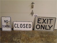 3 Road Signs