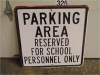 Large Embossed No Parking Sign (24 x 24)