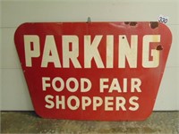 Porcelain Food Fair Sign (66 x 42)