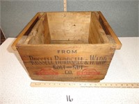 Russell Burdsall & Ward Bolt and Nut Co Wood Crate