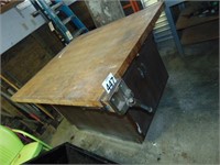 Maple Top Work Bench w/ Wilton Vise 54 x 60 Top