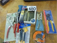 Misc Tools Incl Tile Nipper, Cutting Wheels, Punch