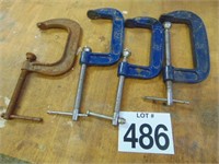 4 & 4 Inch C Clamps