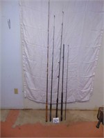 Spinning Rods Approx 6 ft to 8.5 ft