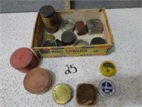 Vintage Advertising Tins and Containers w/Contents