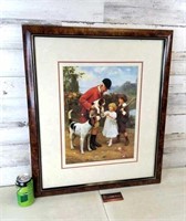 Arthur J. Elsley 1908 Framed Art 22.5x26.5