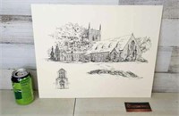 Des Moines St. Augustin's Church 19/150 Drawing