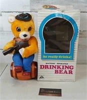 Battery Operated Drinking Bear