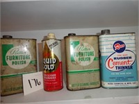 (4) Vintage Cans