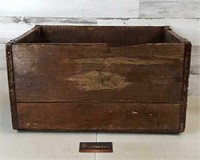 Wooden Crate w Handles 19.5 ×13
