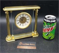 Pioneer Seeds Brass & Glass Clock - Works