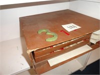 Vintage Holes-Webway Letter Organizer Box