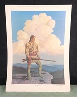 David Wright The Frontiersman - Signed, Numbered