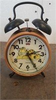 Vintage Windup Garfield Clock