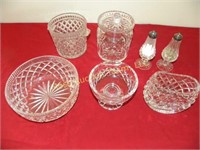 Misc Crystal 7 pieces, some Waterford