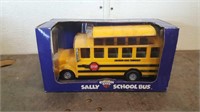 Chevron Cars Sally School Bus in box