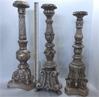 (3) Decorative Candle Holders