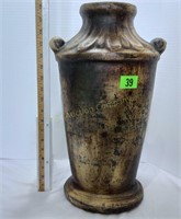 Brown Plaster Vase