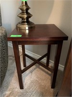 TARGET HOME SQUARE WOOD END TABLE