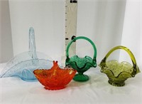 Fenton & Other Glass Baskets