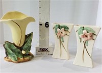 (3) McCoy Vases