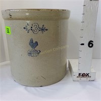 3 Gallon Plymouth Stoneware Crock Fort Dodge Iowa