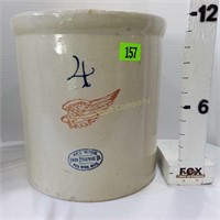 4 Gallon Red Wing Crock