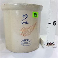 2 Gallon Red Wing Crock