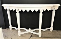 Painted Wood Console Table