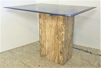 Modern Stone Base Accent Table