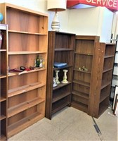 Four Book Shelves in Various Sizes