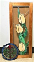 Two Stain Glass Pieces