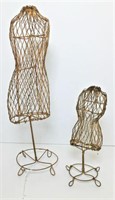Two Metal Wire Female Forms