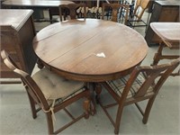 Oak Breakfast Table & 4 Chairs
