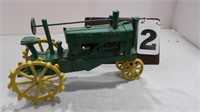 John Deere Cast iron toy tractor